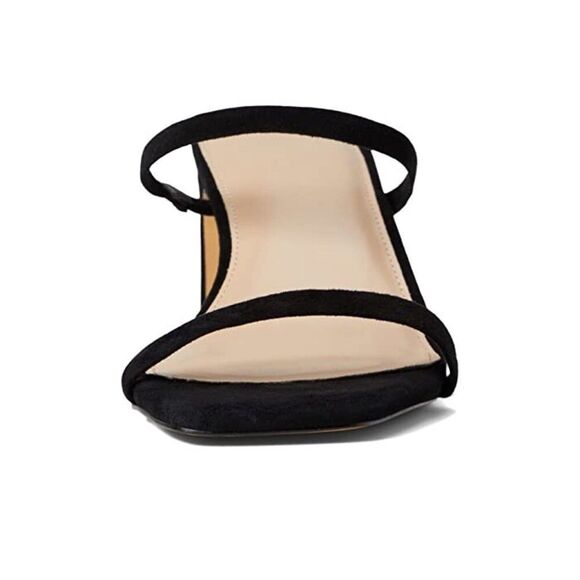 Faryl by Farylrobin Analisa Sandals Women's US 12 Black Suede Block Heel ZPO1767 - Picture 2 of 12